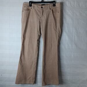 Talbots Corduroy Pants Jeans Women's Petites Size 14WP Khaki Colored